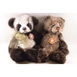 Two Charlie bears, 'Jenkins', 40cm high and 'Dexter', 43cm high,
