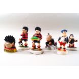 Six boxed Robert Harrop Beano Dandy figures, BDS02, 06, 07 & 09, Dennis & Gnasher plus BDCP04.....