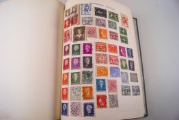 A mixed collection of World stamps in one album, together with loose album sleeves,