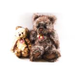 Two Charlie bears, 'Kiya', 44cm high, and 'Evie', 30cm high,