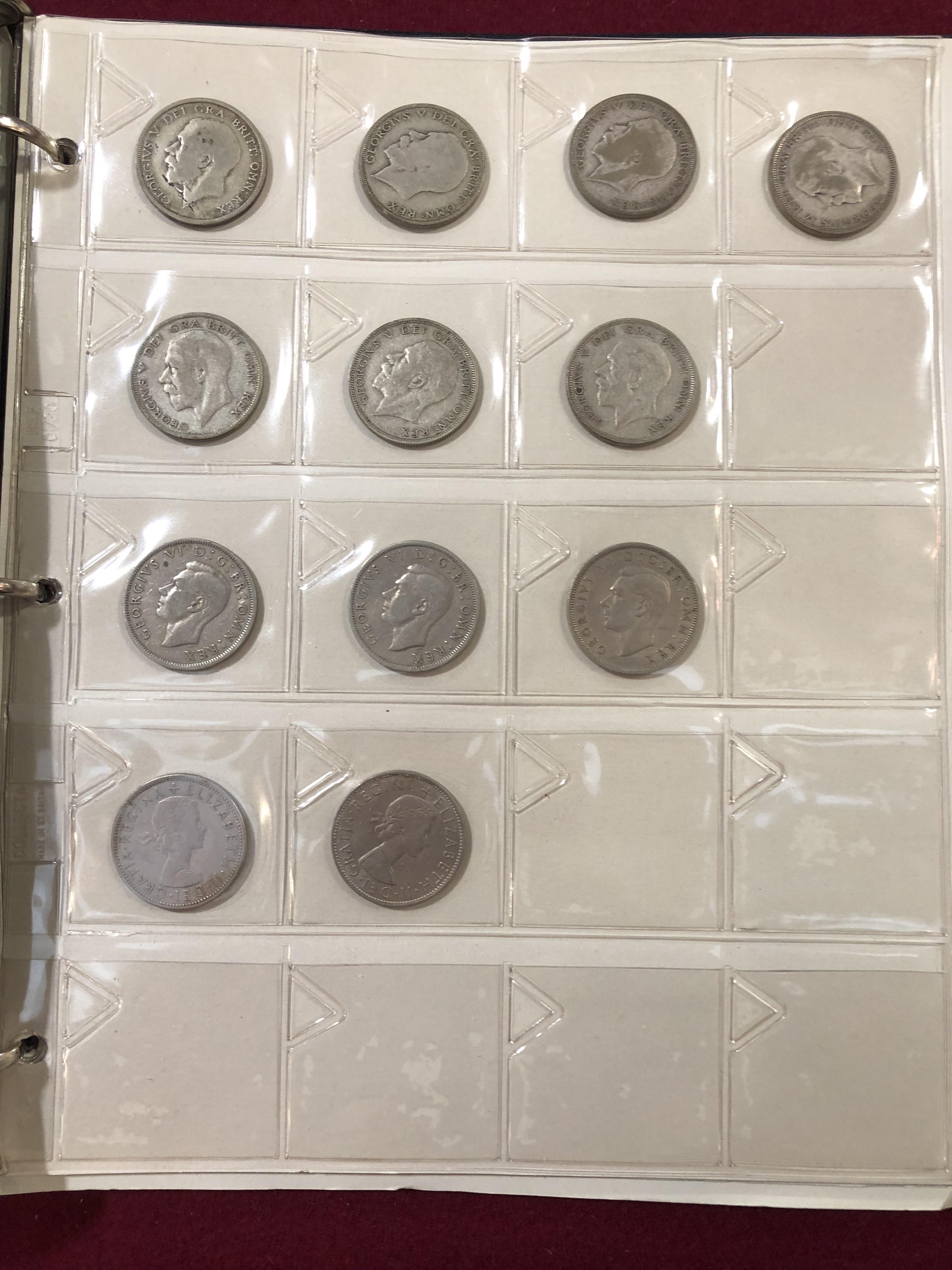 Two albums of coins and two associated boxes of similar - Image 27 of 30