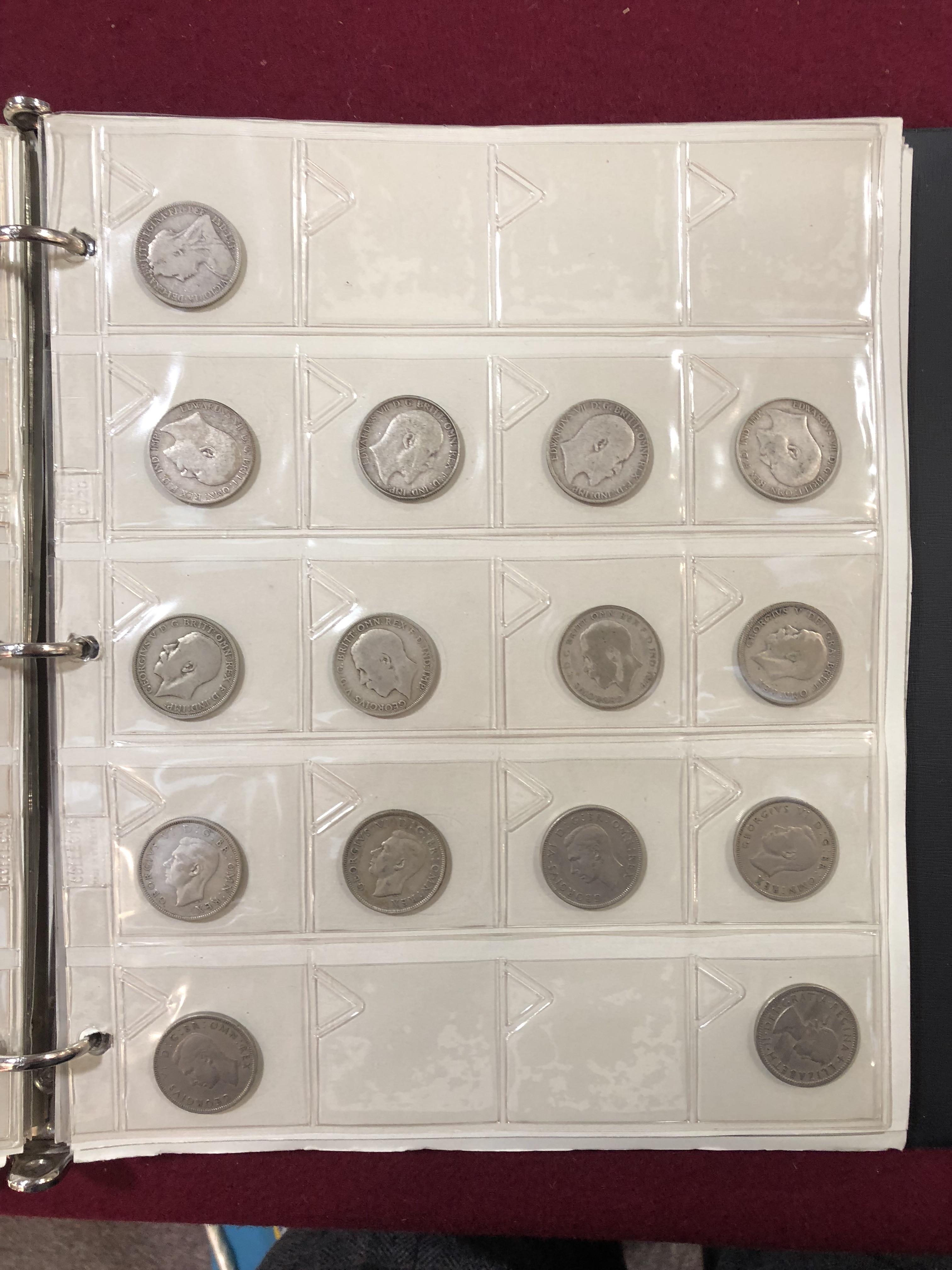 Two albums of coins and two associated boxes of similar - Image 24 of 30