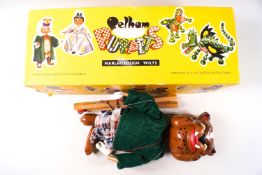 A Pelham Puppet 'Bulldog',1963, with cloth tag, original instruction leaflet,