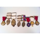 A group of eight Masonic medals,