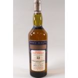 A Craigellachie 1973 bottle of whisky, aged 22 years,