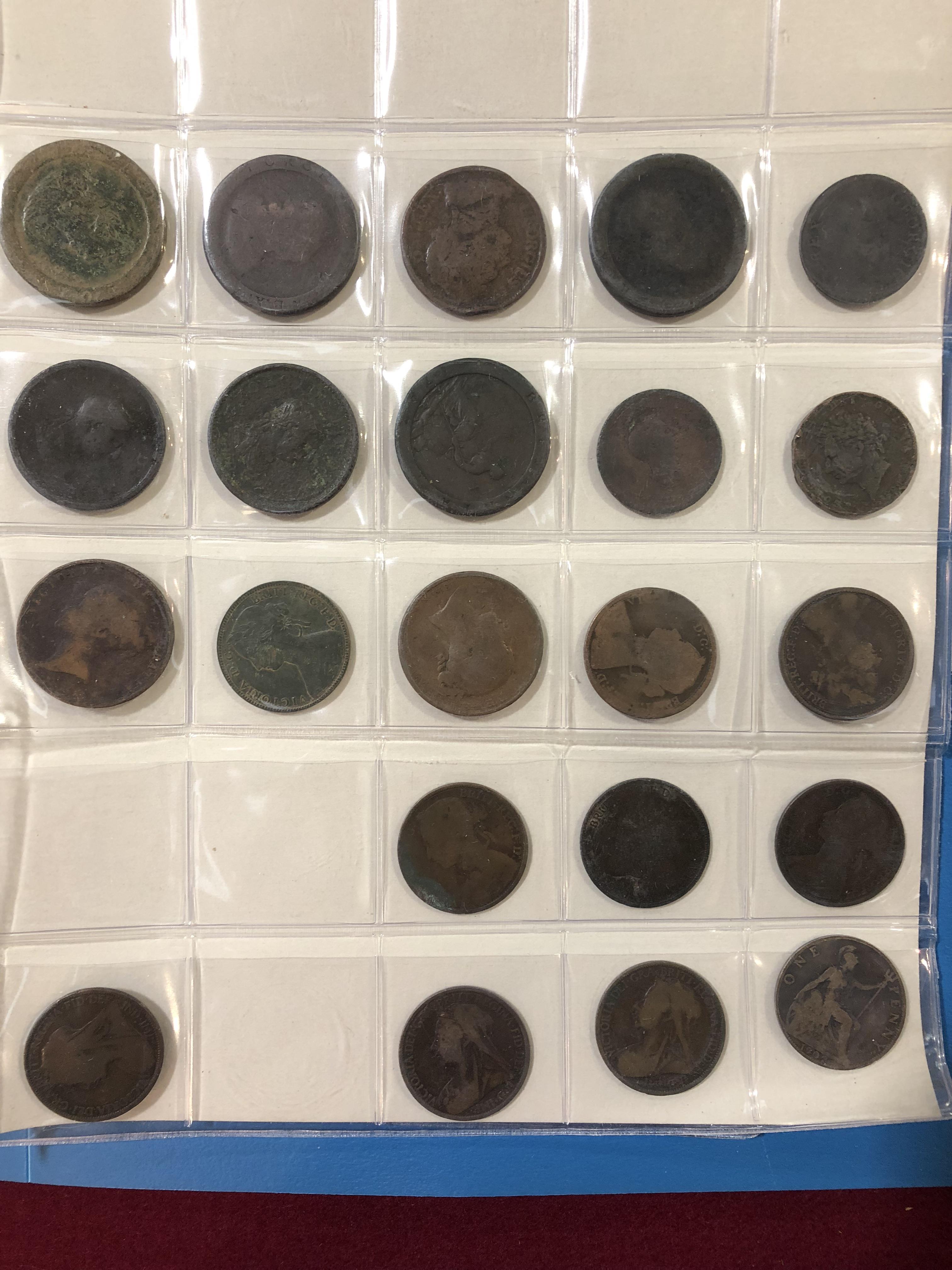 Two albums of coins and two associated boxes of similar - Image 7 of 30