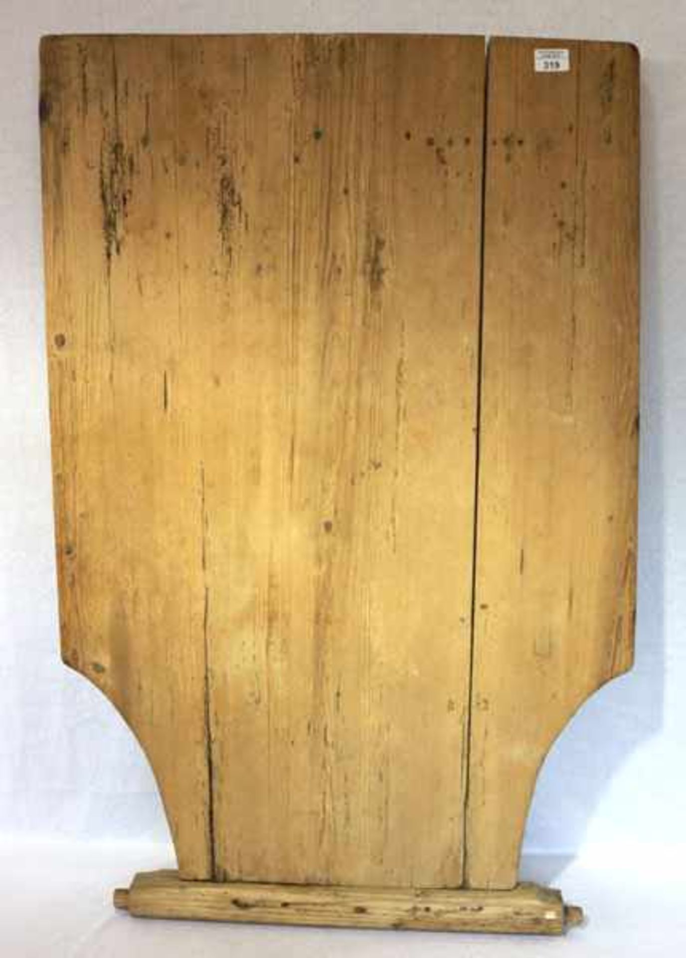 Wand-Klapptisch, um 1900, H 70 cm, B 68 cm, T 106 cm, Gebrauchs- und Altersspuren, Wandbefstigung