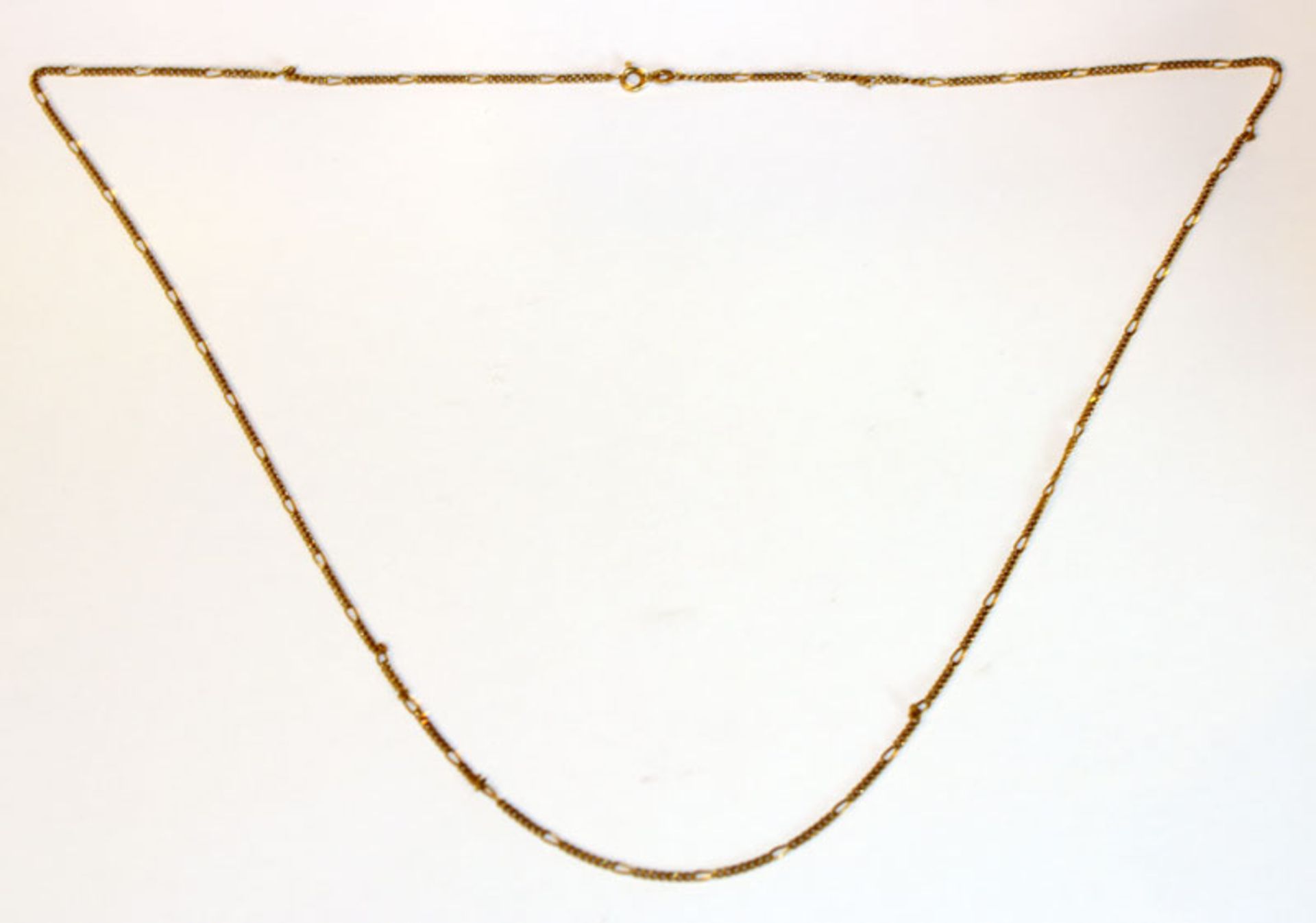 18 k Gelbgold Kette, L 78 cm, 11,4 gr.