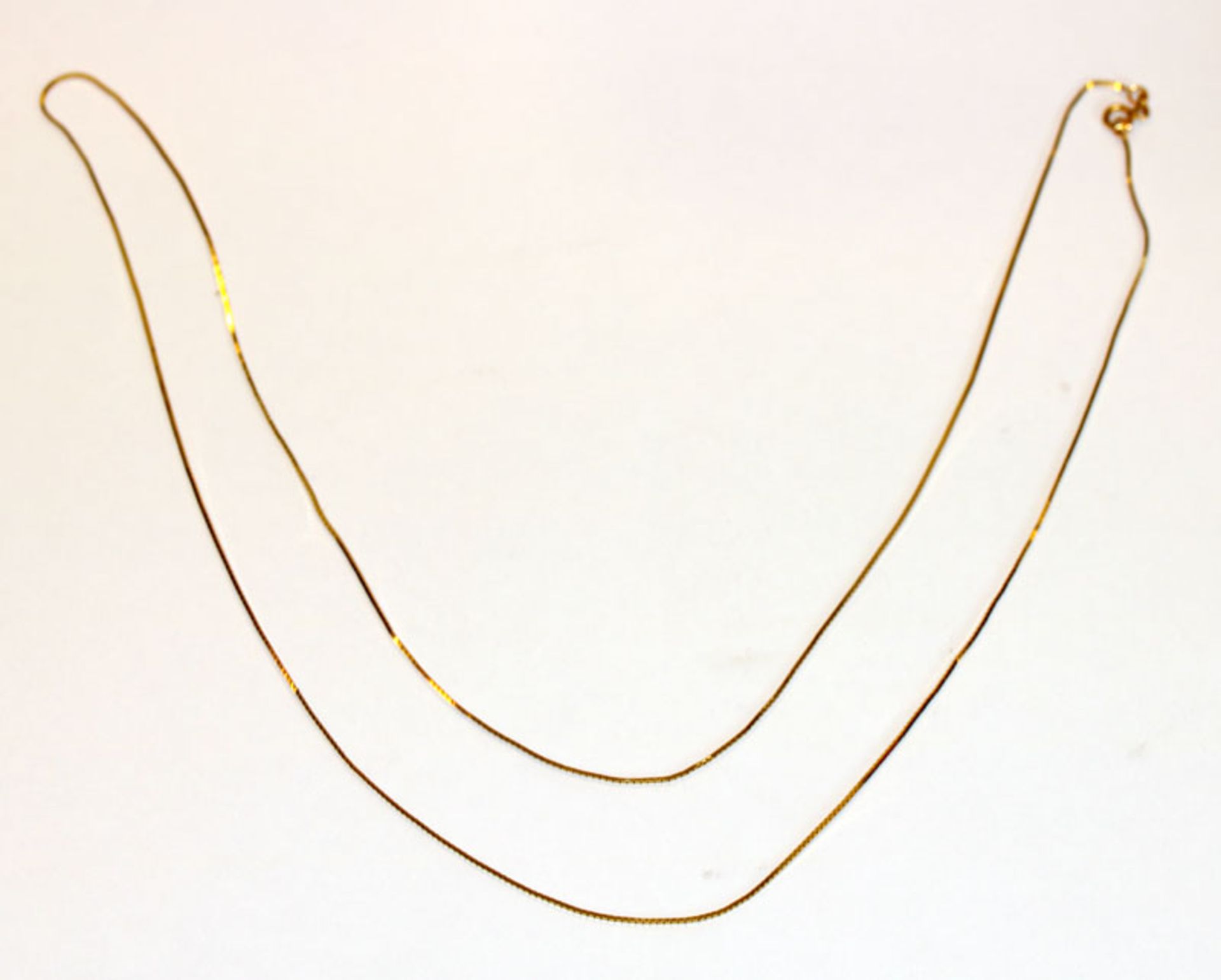 14 k Gelbgold Kette, L 72 cm, 3 gr.