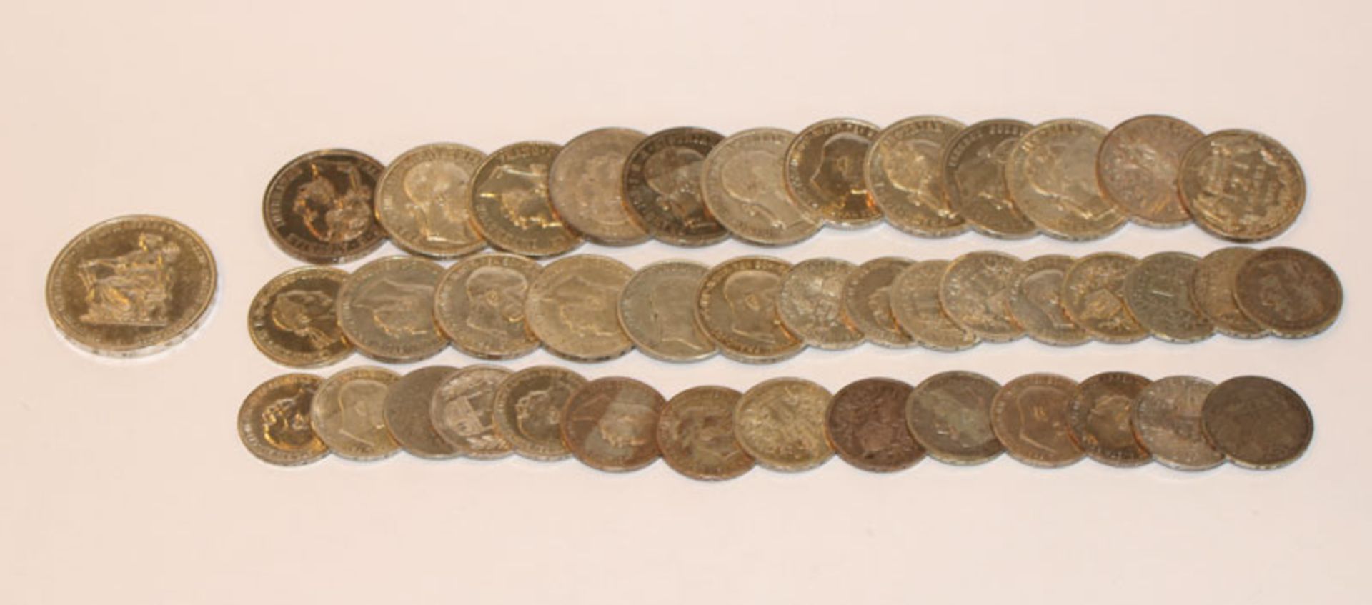 Konvolut von Silbermünzen, Österreich/Ungarn, zus. 333 gr. Brutto