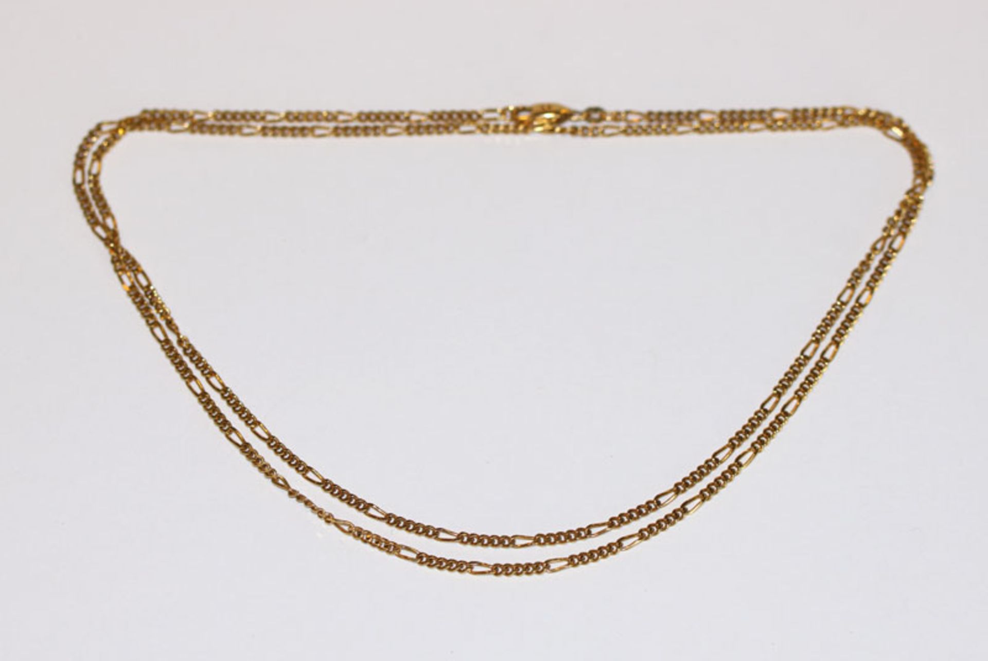 14 k Gelbgold Kette, L 78 cm, 12,2 gr.