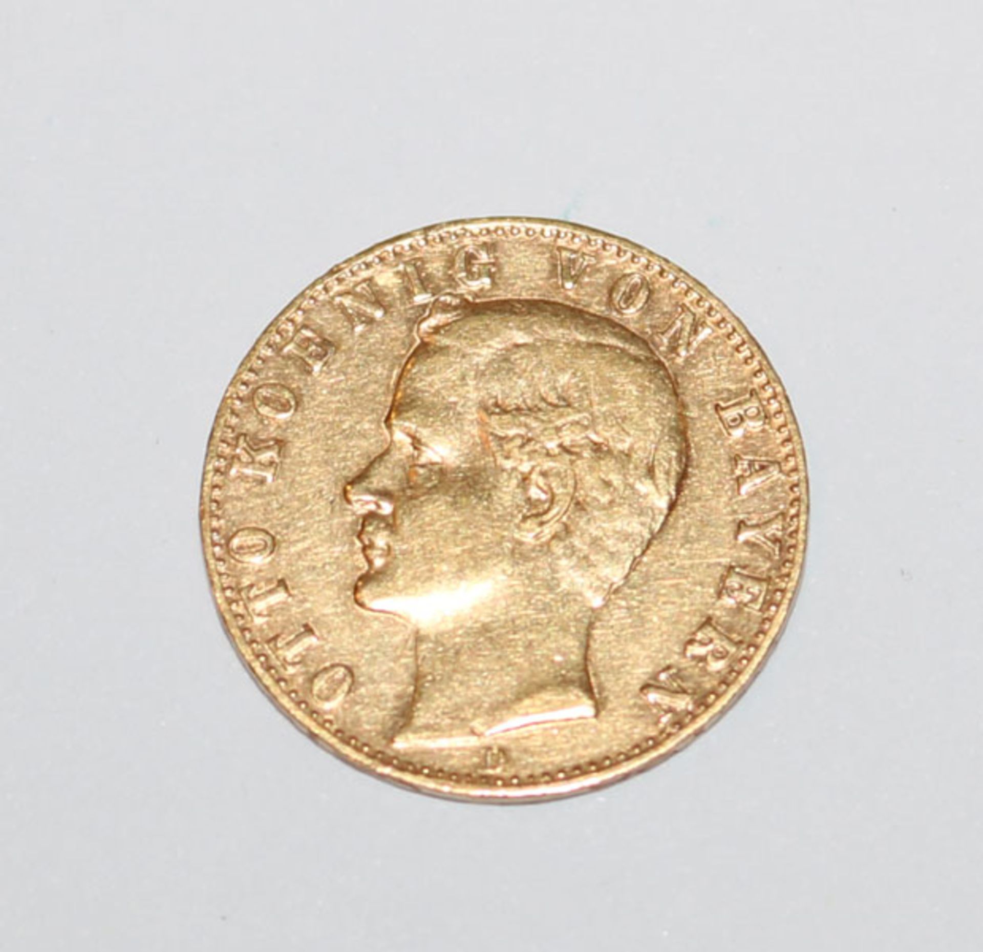 10 Reichsmark, Gold, Otto von Bayern, 1888, Jäger 198 ss+