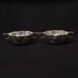 Pair of English Sterling Bowls