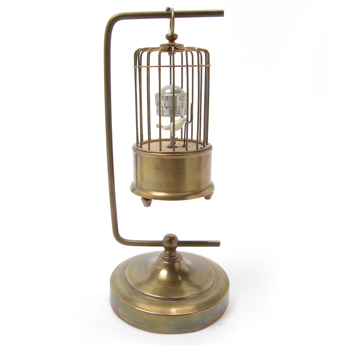 Three Hanging Birdcage Music Boxes with Clock Mechanism - Image 9 of 13