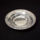 Watson Co. Sterling Bowl with Monogram and Floral Swag Decoration
