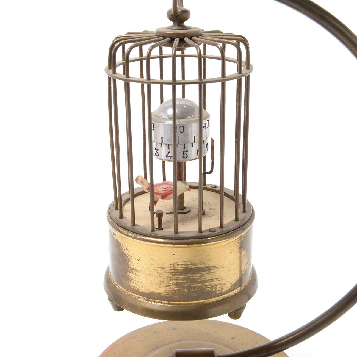 Three Hanging Birdcage Music Boxes with Clock Mechanism - Image 10 of 13