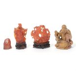 Three Carnelian Carvings