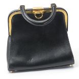 Christian Dior Black Leather Purse