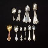 Danish Silver Flatware,Spoons and Souvenir Spoons (16.50 oz)