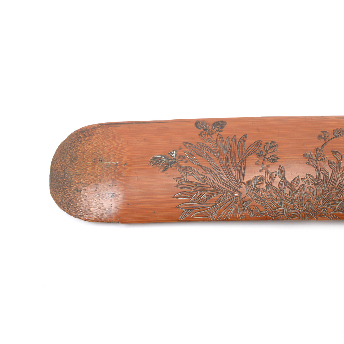 Carved Bamboo Page Turner, Republic Period - Image 2 of 6