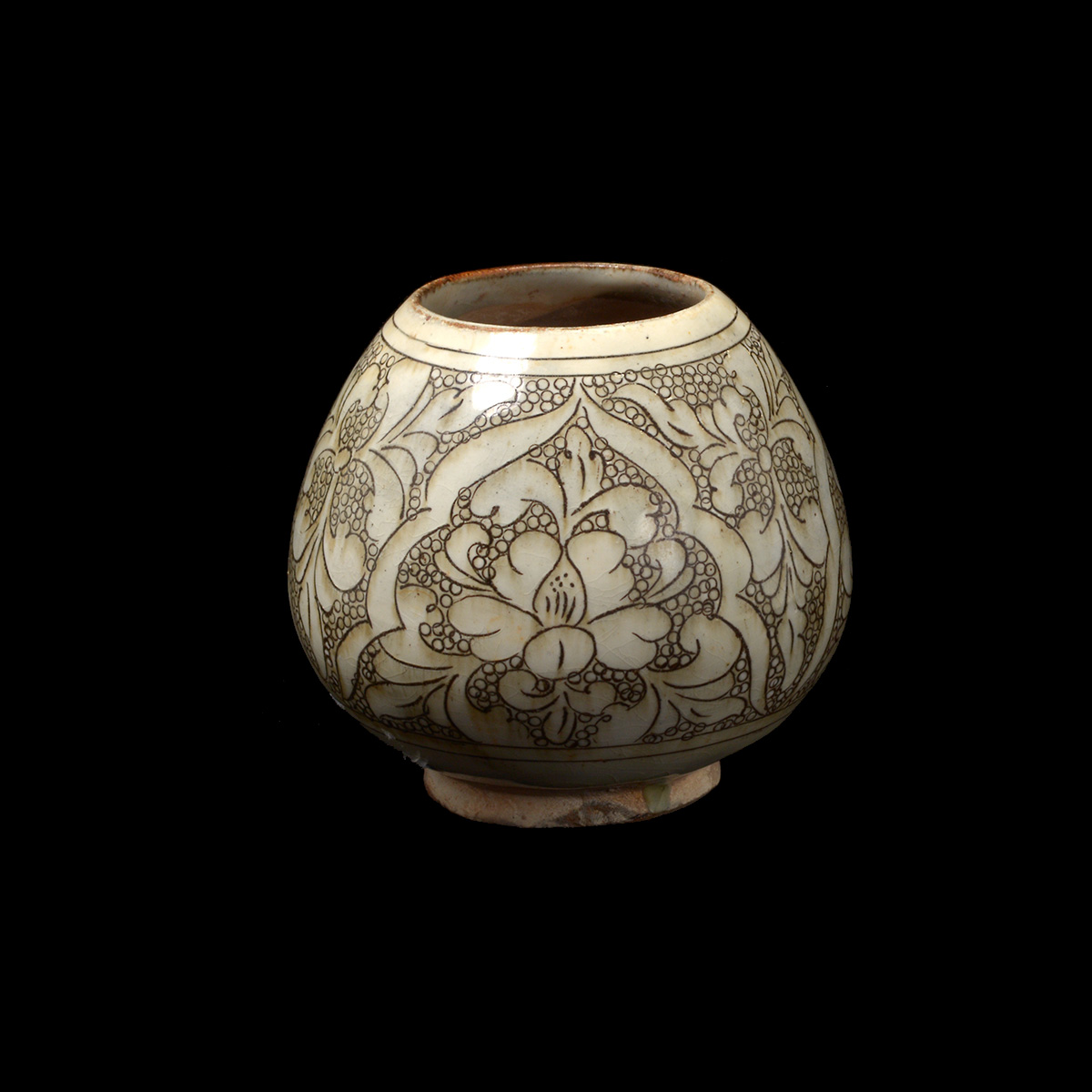 Cizhou Ware 'Chicken Heart' Washer, Song Dynasty - Image 2 of 5