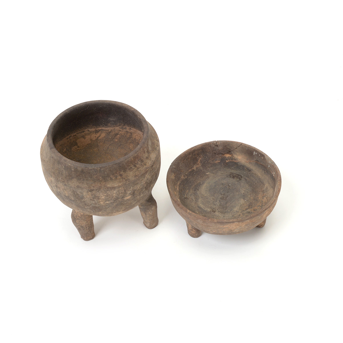 Pottery Tripod Vessel and Lid, Western Zhou Dynasty - Image 5 of 8