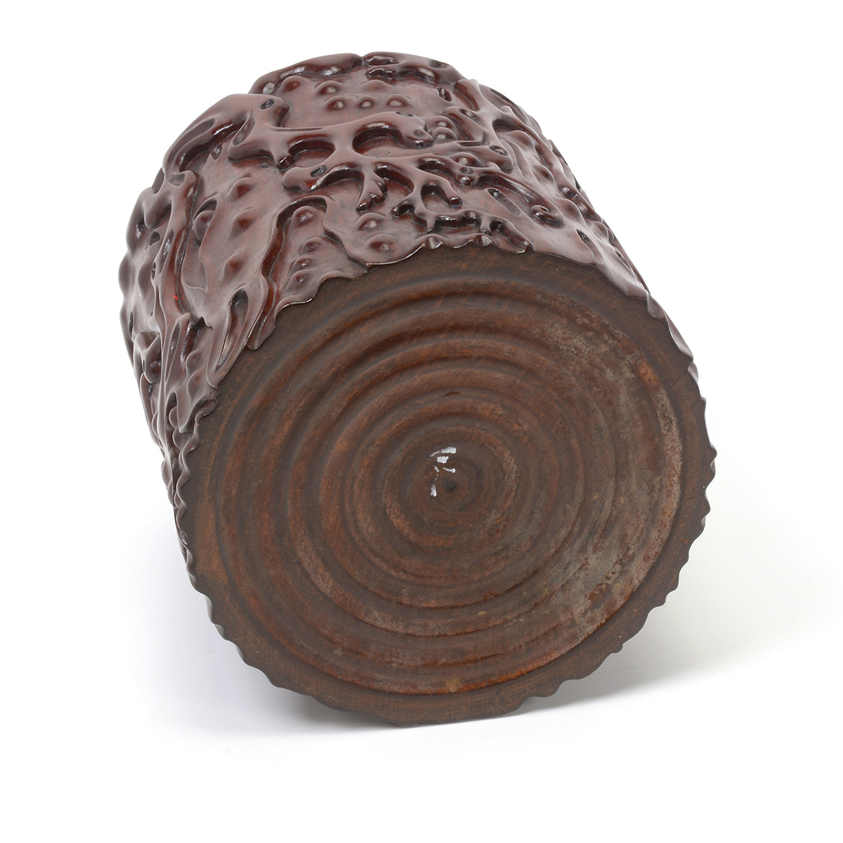 Large Rosewood Brush Pot* - Image 5 of 5