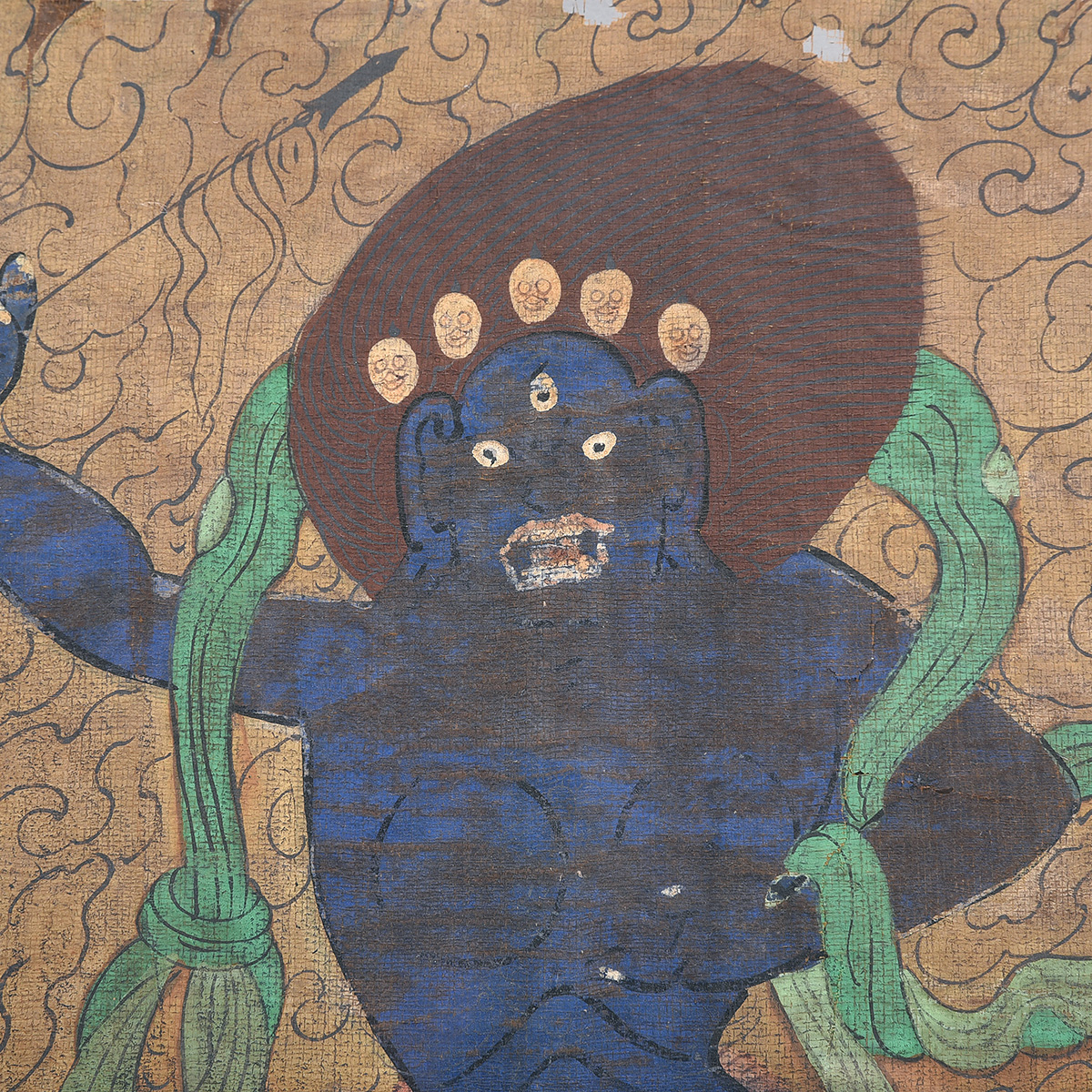 Three Tibetan Buddhist Paintings - Image 2 of 7