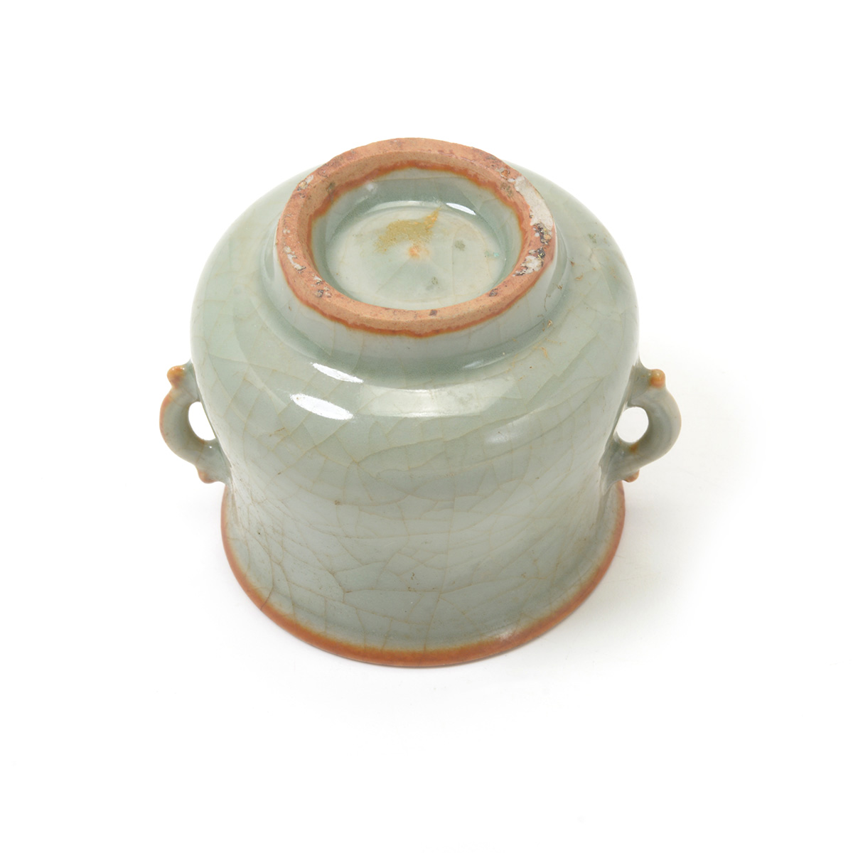 Two Small Longquan Celadon Glazed Items, Ming - Image 6 of 9