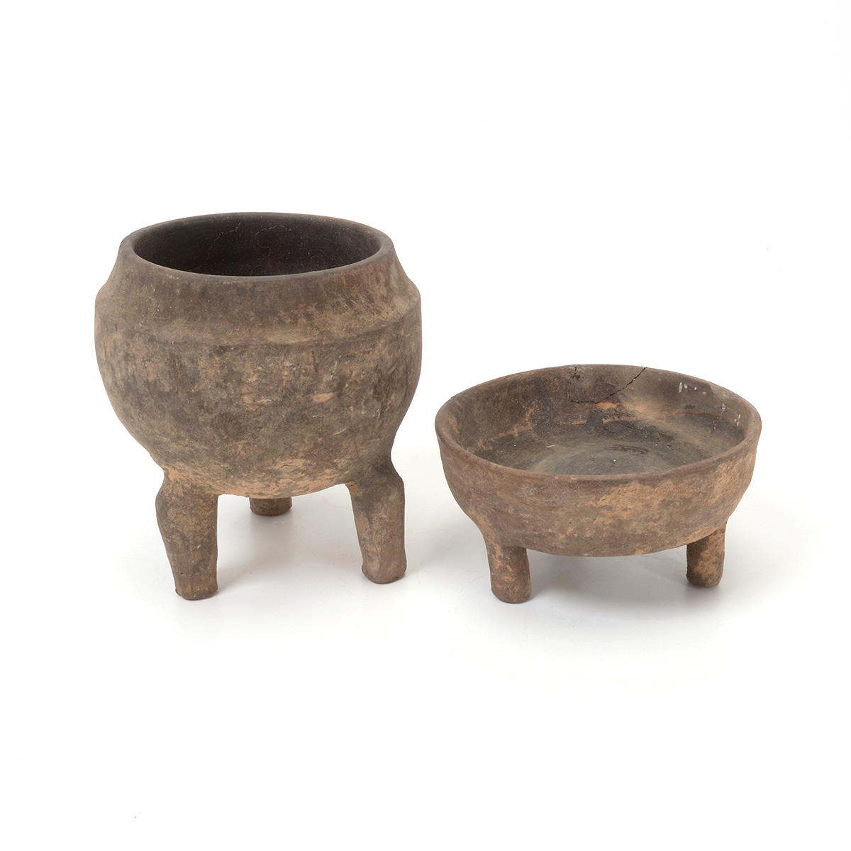 Pottery Tripod Vessel and Lid, Western Zhou Dynasty - Image 4 of 8