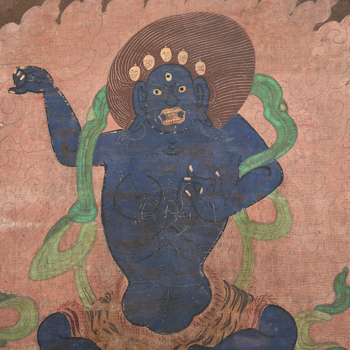 Three Tibetan Buddhist Paintings - Image 4 of 7