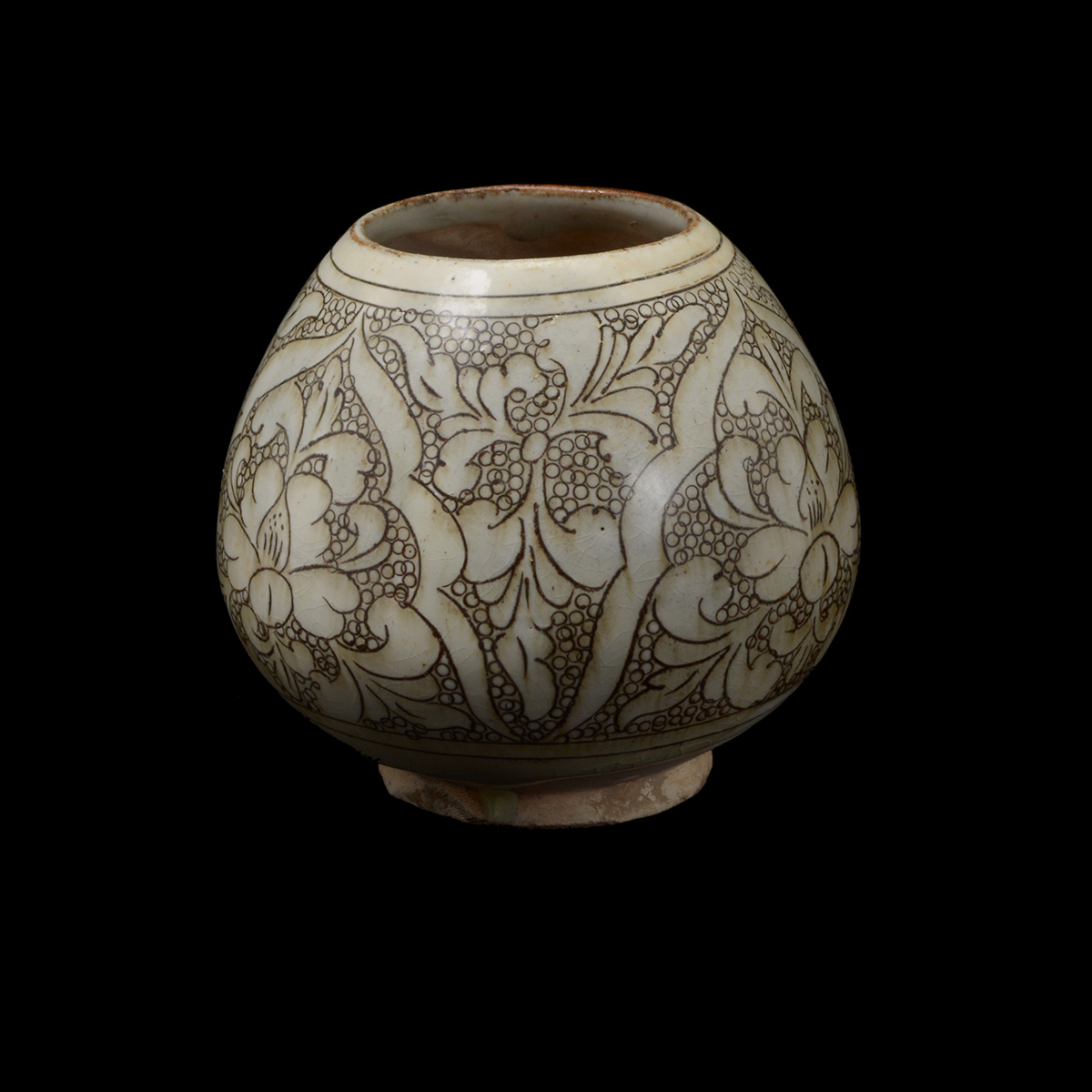 Cizhou Ware 'Chicken Heart' Washer, Song Dynasty