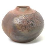 Bizen Yaki Vase by Fujiwara Yu
