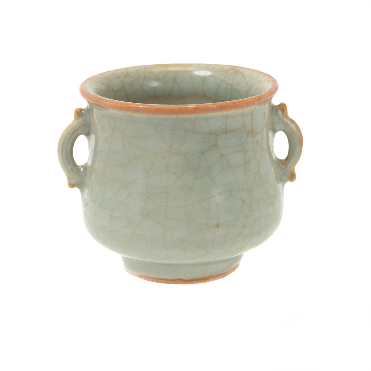 Two Small Longquan Celadon Glazed Items, Ming - Image 2 of 9
