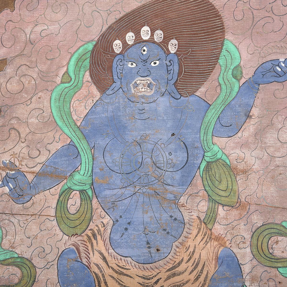 Three Tibetan Buddhist Paintings - Image 6 of 7