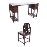 Rosewood Desk and Chair*