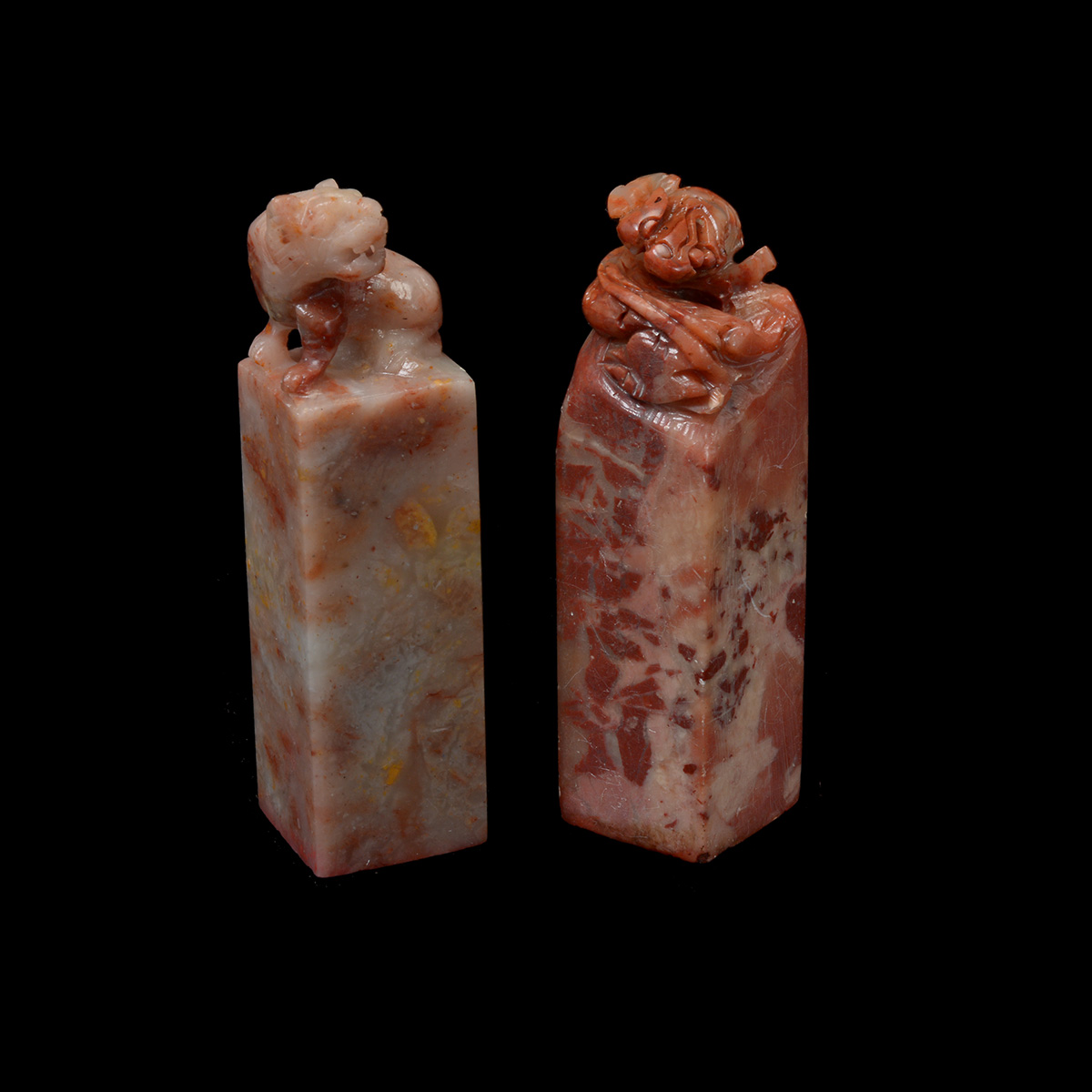 Two Small Soapstone Seals