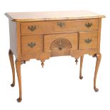 American Queen Anne Maple Lowboy, 18th Century