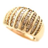 Diamond, 10k Yellow Gold Ring.
