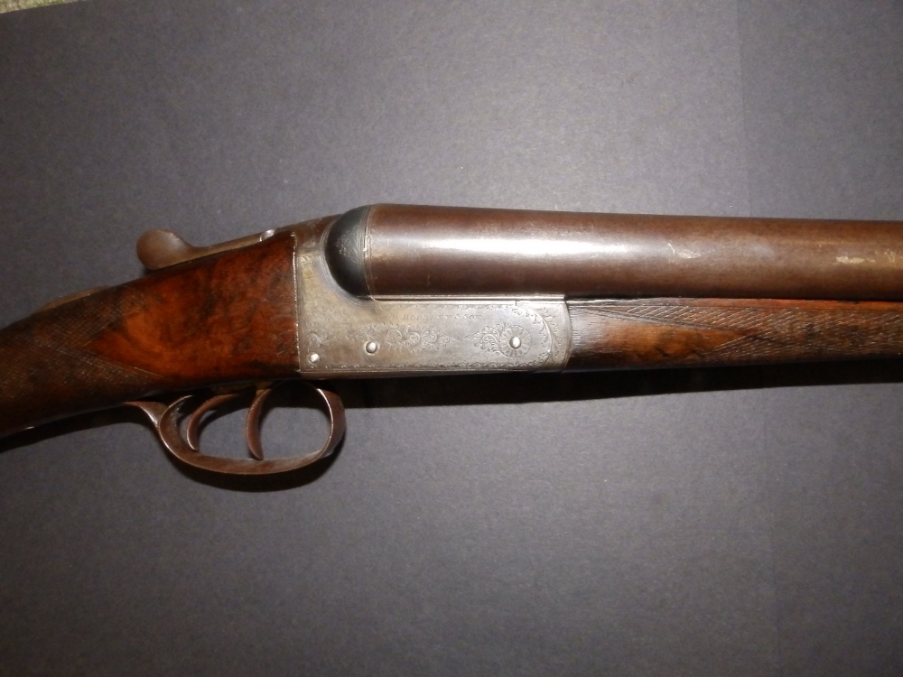 A deactivated double barrel shotgun by T. Horsley with 30” barrels together with Birmingham Proof - Image 2 of 5