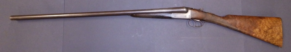 A deactivated double barrel shotgun by T. Horsley with 30” barrels together with Birmingham Proof - Image 4 of 5