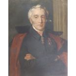 19thC School – unframed oil on canvas – The Duke of Wellington, Arthur Wellesley (1769-1852),