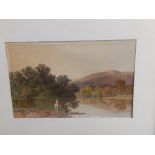 J. H. (?) Baker – watercolour – Landscape, 13” x 20”. - unframed