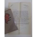 Roald Dahl (1916-1990) – a 30 line typed letter on Gipsy House headed paper dated 23rd August 1983