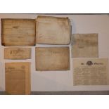 A collection of indentures and other documents dating from the Charles I period and later.