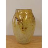 A Moncrieff Monart glass vase, 8” high.