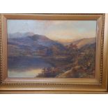 Henry Cooper – a pair of oils on canvas – Lakeland landscapes, one signed, 15” x 23”. (2)