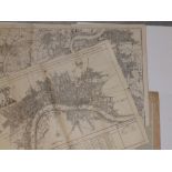 A small quantity of ephemera including two Cassells maps of London and the Probate deed in the