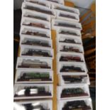 A collection of modern Atlas Edition model trains.