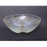 A Rene Lalique Coquilles pattern bowl, No 3202, 7.25” diameter.